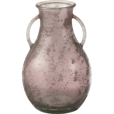 Vase bouteille en verre vieux  à deux anses élégant et tendance RECOLLECTION