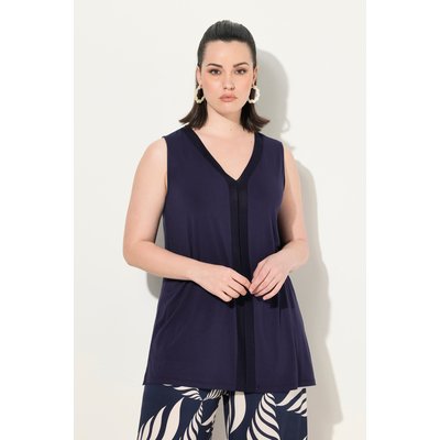Débardeur à col V, avec maille. Ligne A ULLA POPKEN