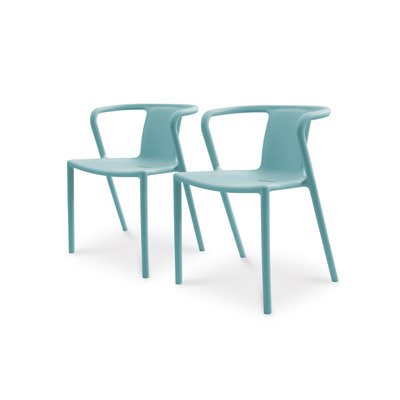 Lot de 2 fauteuils en Polypropylène DIEGO CITY GARDEN