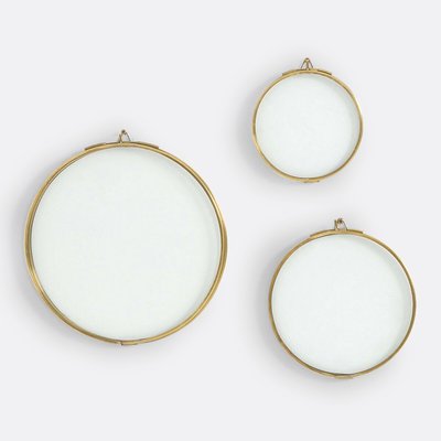 Lot de 3 cadres ronds laiton, Uyova LA REDOUTE INTERIEURS