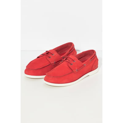 Chaussures bateau en cuir suédé. Semelle , pied large ULLA POPKEN