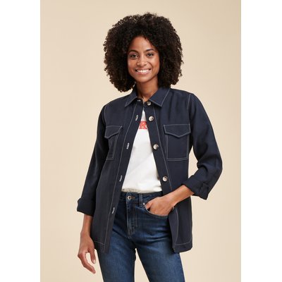 Veste fluide ceinturée LA FEE MARABOUTEE