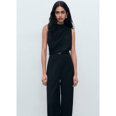 Combinaison col bénitier ceinture MANGO