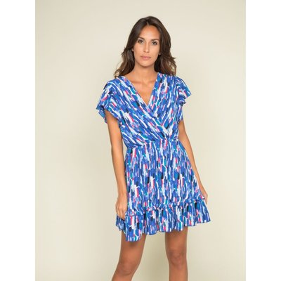 Robe Courte Motifs Ired DONA LISA