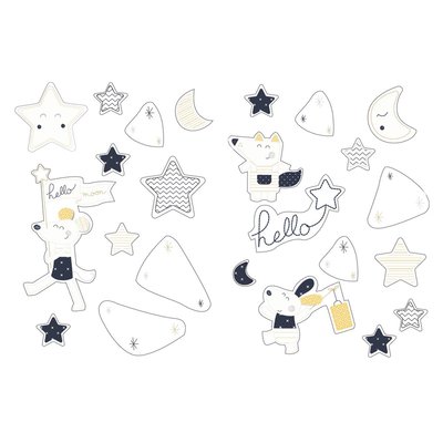 Stickers Muraux en papier adhésif SAUTHON