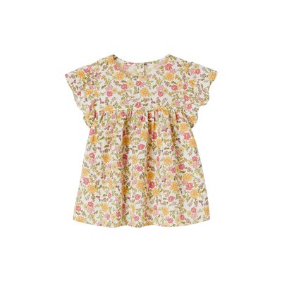 Blouse imprimée manches courtes à volants VERTBAUDET