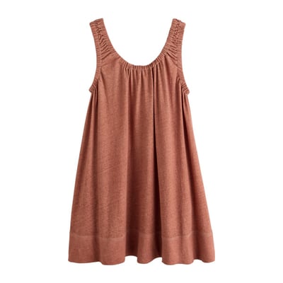 Robe courte délavée à encolure dégagée NEXT