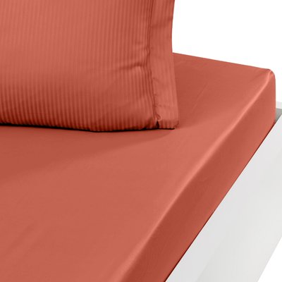 Drap housse uni satin de coton bonnet 30 cm VERSALUXE SENSEI MAISON