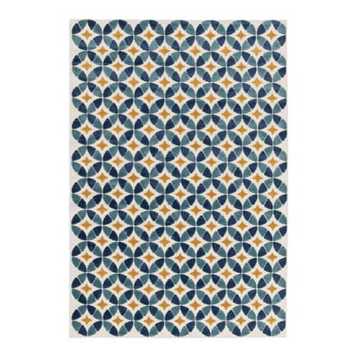 Tapis intérieur extérieur avec effet sculpté LISBONNE AFK LIVING