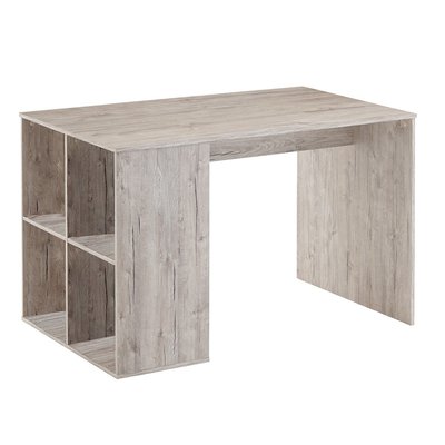 Bureau Droit avec Étagères Latérales L117cm - Gent CALICOSY