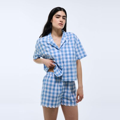 PYJ VICHY COTON MONOPRIX