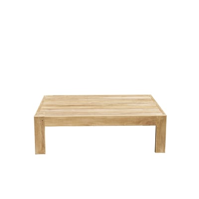 Table basse de jardin en teck massif  PALMA BERAH GETAH