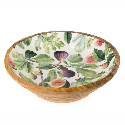 Large 'Figs' Mango Wood Serving Bowl SO'HOME