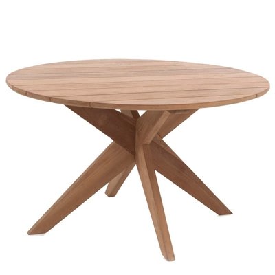 Table de jardin ronde en teck, JAVA GESCOVA