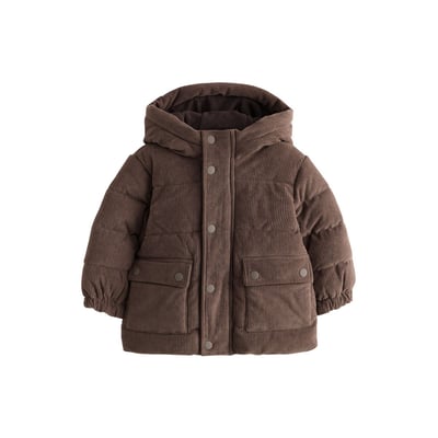 Manteau matelassé en velours côtelé NEXT