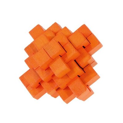 Casse-tête bambou Ananas orange FRIDOLIN