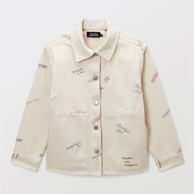 Veste en twill brodée MONOPRIX