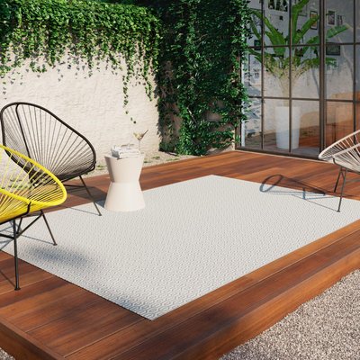Tapis extérieur tissé kilim rectangle STALOW 4 UN AMOUR DE TAPIS