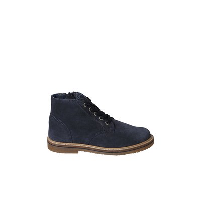 Boots lacées et zippées en cuir enfant collection maternelle VERTBAUDET