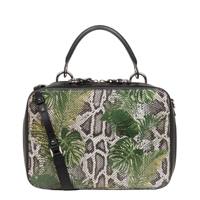 Sac à main zippé CUBE IN BOX SEQUOIA