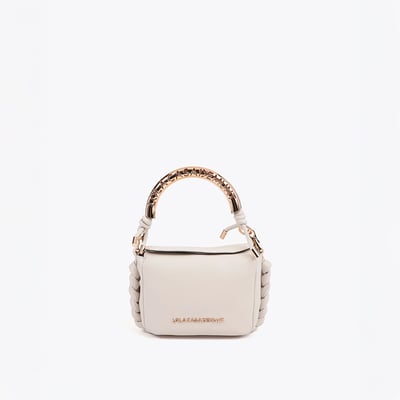 Sac à bandoulière avec anse métalique effet cuir LOLA CASADEMUNT
