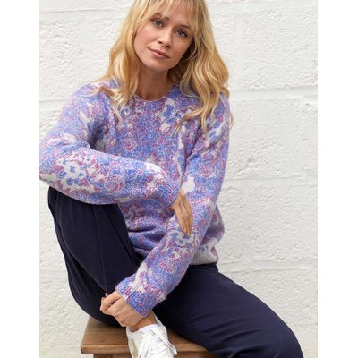 Pull maille imprimé douillet TELMA LA FIANCÉE
