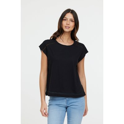 T-Shirt manches courtes coton/lin regular ANIELE SM LEE COOPER
