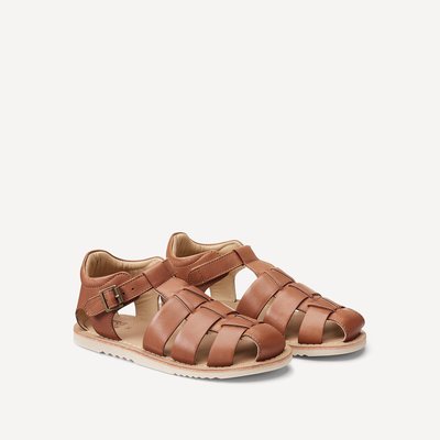 Sandales fermées en cuir LA REDOUTE COLLECTIONS