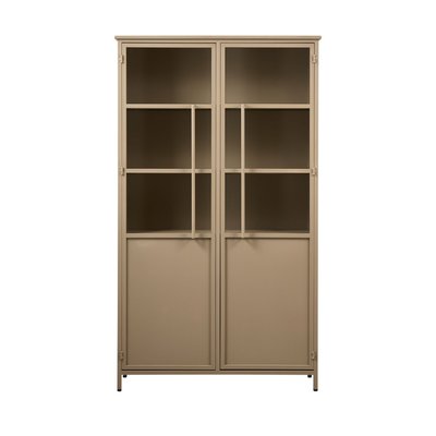 Vitrine 2 portes en métal H170cm - EXHIBIT BEPUREHOME