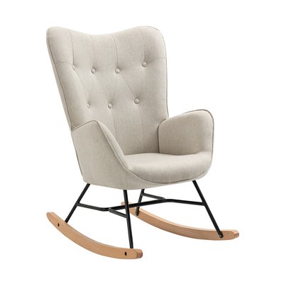 Fauteuil à bascule rocking chair scandinave, EPPING MEUBLES COSY