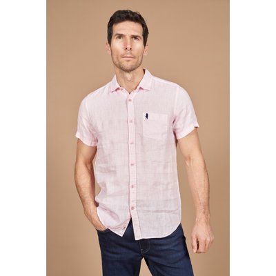 Chemise manches courtes 100% lin MCS