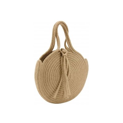Sac rond en corde de coton et jute AUBRY GASPARD