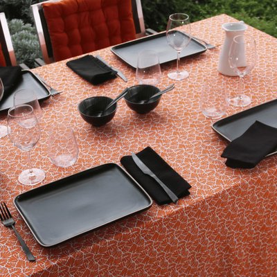 Nappe rectangulaire plastifiée 100% coton SUD ETOFFE