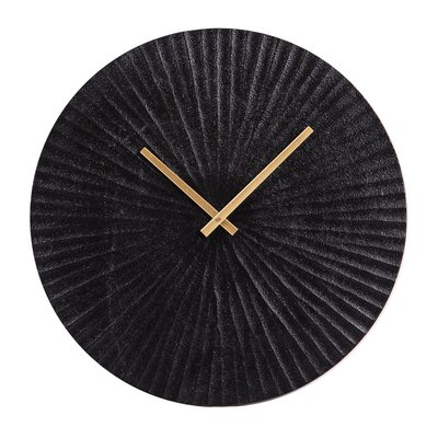 Horloge en métal soleil   45 cm TABLE PASSION