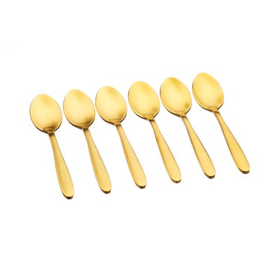 Lot de 6 petites cuillères en inox, NUDE BJORN