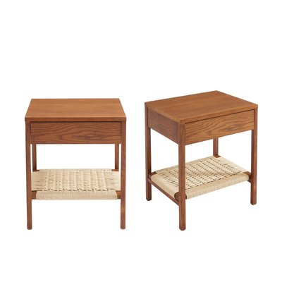 Lot de 2 tables de chevet 1 tiroir GINKO SORELH