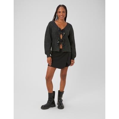 Gilet noeuds sequins BZB