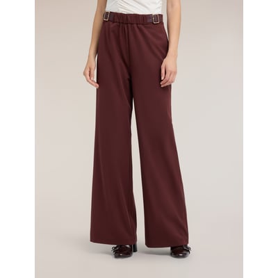 Pantalon palazzo fluide avec double boucle MOTIVI