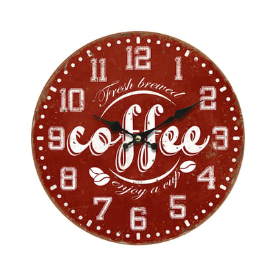 Horloge coffee 34cm EMDE