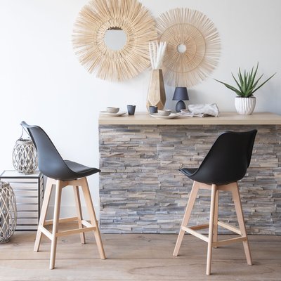 Lot de 2 tabourets scandinaves, SVEN HAPPY GARDEN