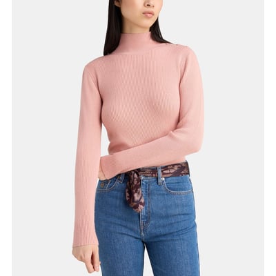 Pull droit oiselle maille côtelée JODHPUR