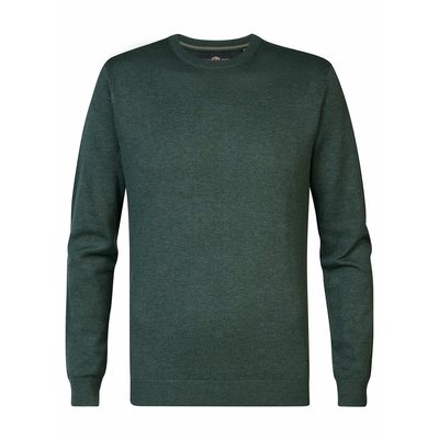 Cotton Mix Jumper with Crew Neck PETROL INDUSTRIES