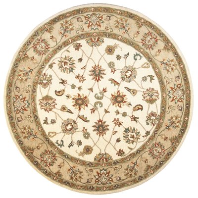 Tapis floral Royal Ziegler, tufté, en laine THEKO