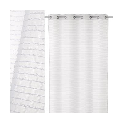 Rideau voilage blanc - 140x260cm WADIGA