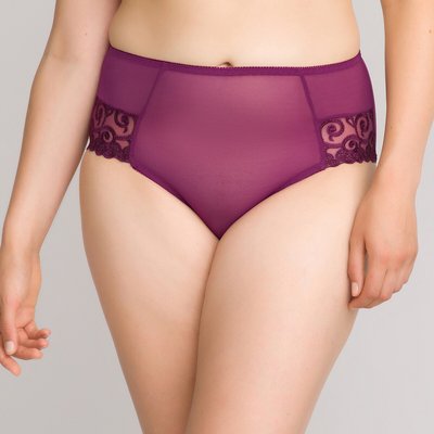 Трусы с высокой талией из тюля с вышивкой LA REDOUTE COLLECTIONS PLUS