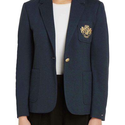 Blazer mit langen Ärmeln und Reverskragen TOMMY HILFIGER