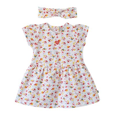 Robe bebe + bandeau elena SUCRE D'ORGE