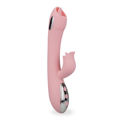Vibromasseur vibro puissant gode de luxe rabbit avec électrostimulation Love Shock LOVE AND VIBES