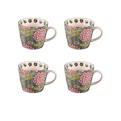 Coffret De 4 Tasses - Cottage TABLE PASSION