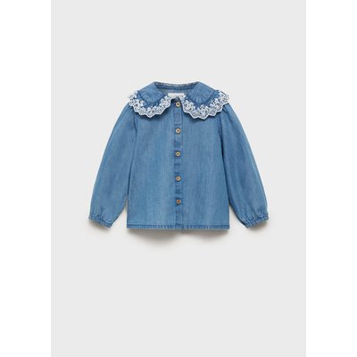 Blouse jean coton MANGO BABY